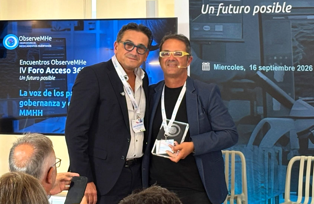 Juan Carrión recibe el Premio a la Visibilidad de las Enfermedades Raras 2026
